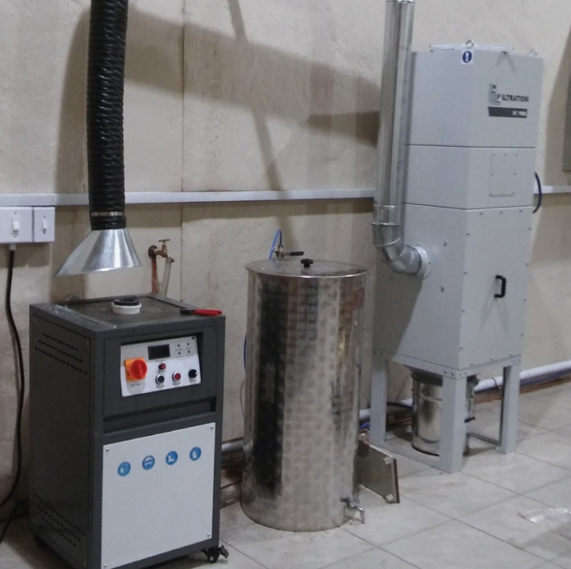 Kompakter Patronenfilter PULSATRON COMPACT™ MINI – ideal für beengte Räume und hohe Effizienz. patronenfilter pulsatron compact mini hf group